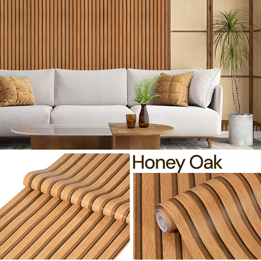 SlatStick™ Wood Slat Accent Panels